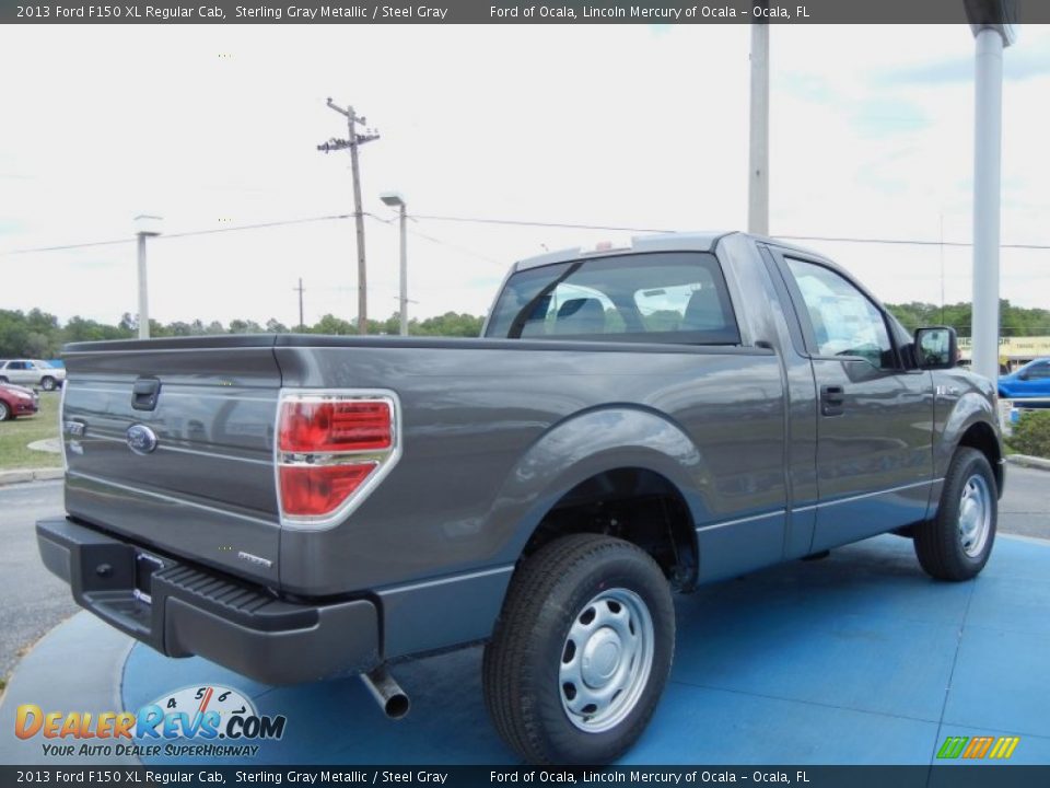 2013 Ford F150 XL Regular Cab Sterling Gray Metallic / Steel Gray Photo #3