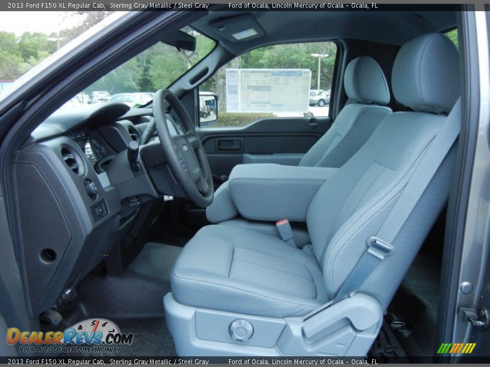 2013 Ford F150 XL Regular Cab Sterling Gray Metallic / Steel Gray Photo #6