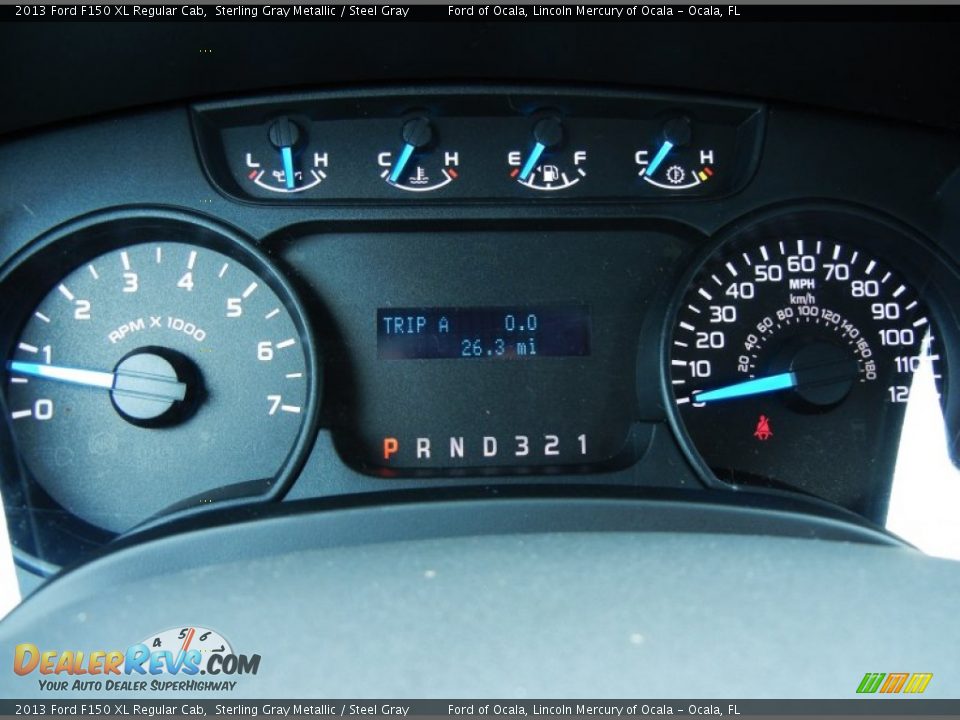 2013 Ford F150 XL Regular Cab Sterling Gray Metallic / Steel Gray Photo #8
