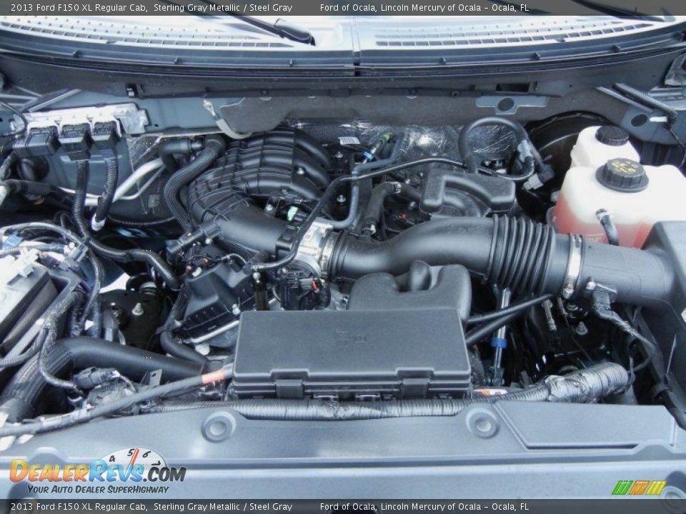 2013 Ford F150 XL Regular Cab Sterling Gray Metallic / Steel Gray Photo #10