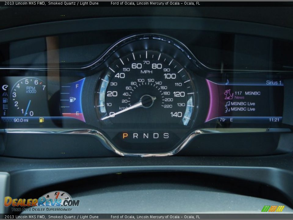 2013 Lincoln MKS FWD Gauges Photo #8
