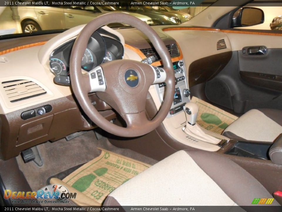 2011 Chevrolet Malibu LT Mocha Steel Metallic / Cocoa/Cashmere Photo #9