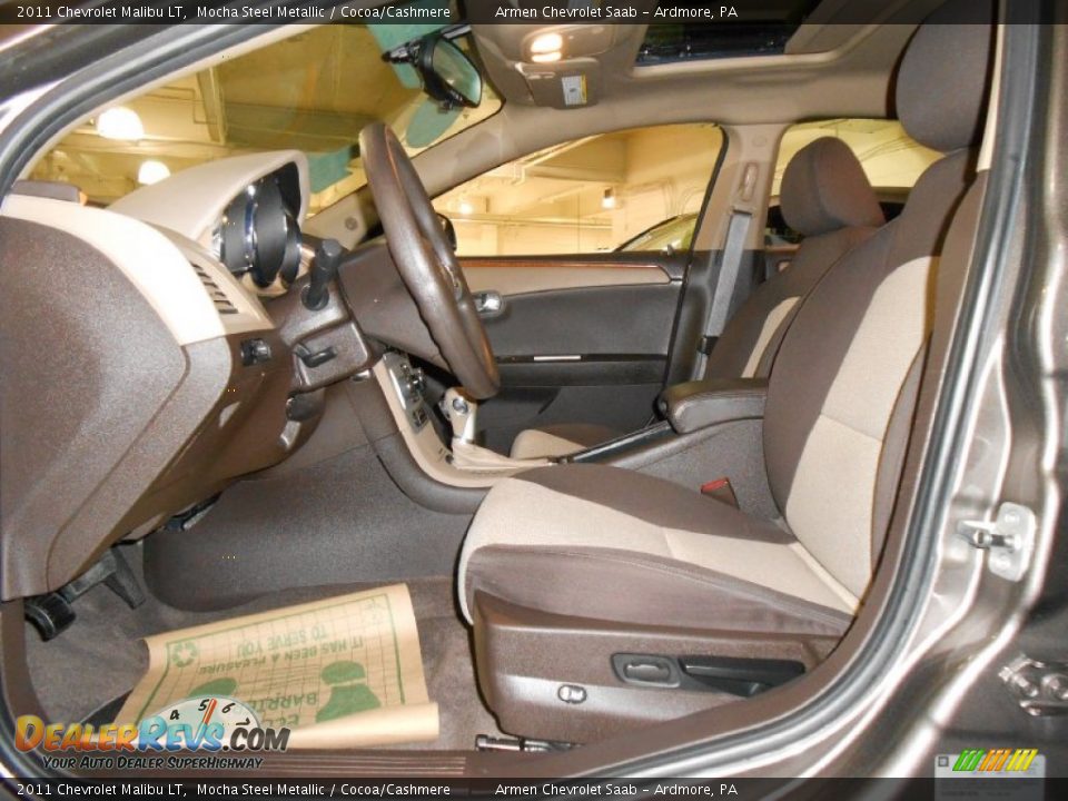 2011 Chevrolet Malibu LT Mocha Steel Metallic / Cocoa/Cashmere Photo #10