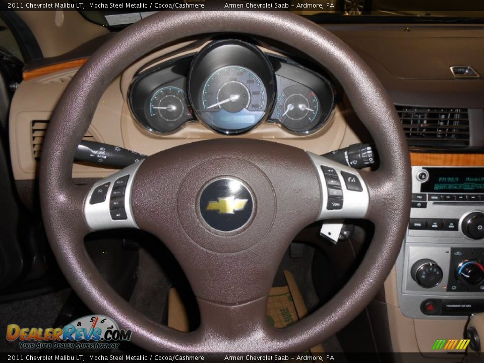2011 Chevrolet Malibu LT Mocha Steel Metallic / Cocoa/Cashmere Photo #24
