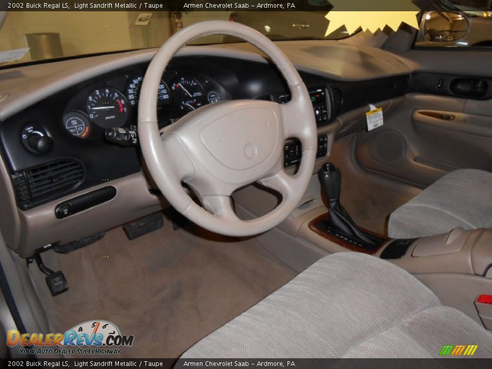 Taupe Interior - 2002 Buick Regal LS Photo #9