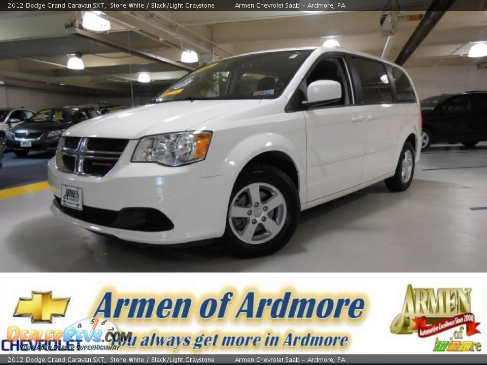 2012 Dodge Grand Caravan SXT Stone White / Black/Light Graystone Photo #1