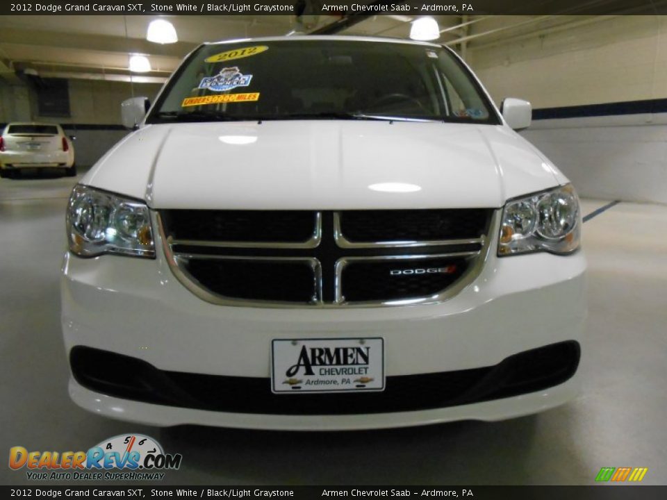 2012 Dodge Grand Caravan SXT Stone White / Black/Light Graystone Photo #2