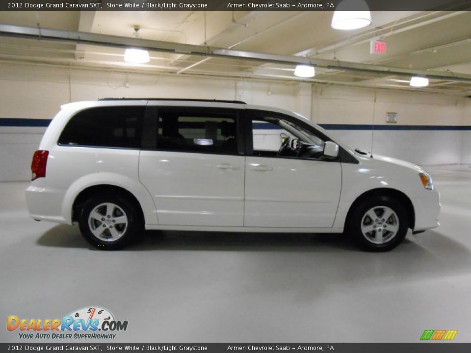 2012 Dodge Grand Caravan SXT Stone White / Black/Light Graystone Photo #4