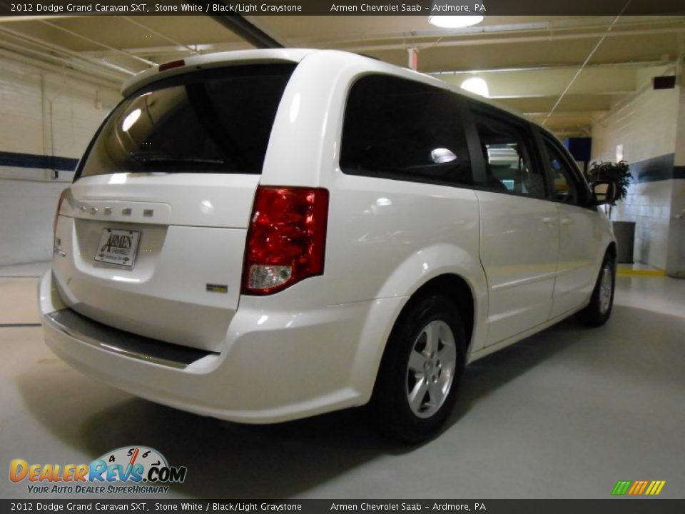 2012 Dodge Grand Caravan SXT Stone White / Black/Light Graystone Photo #5