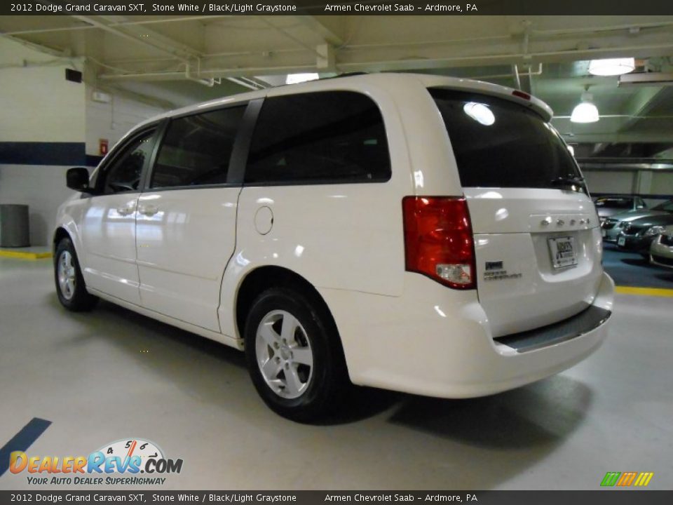 2012 Dodge Grand Caravan SXT Stone White / Black/Light Graystone Photo #7