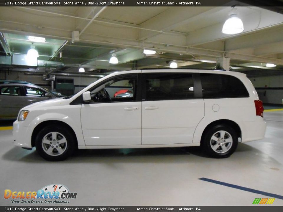 2012 Dodge Grand Caravan SXT Stone White / Black/Light Graystone Photo #8