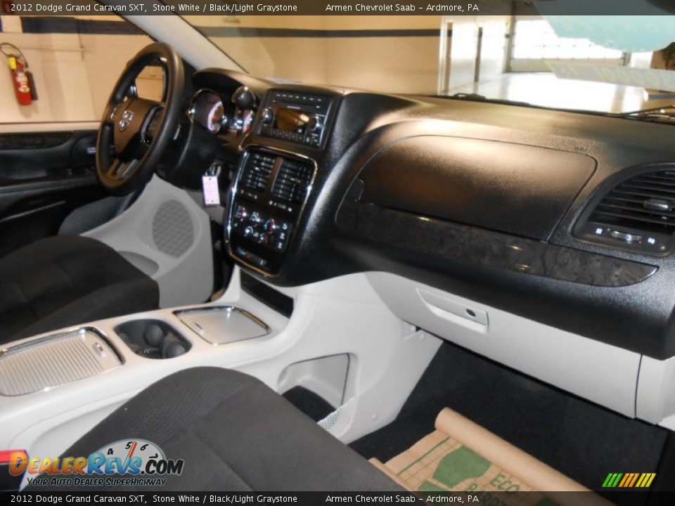 2012 Dodge Grand Caravan SXT Stone White / Black/Light Graystone Photo #12