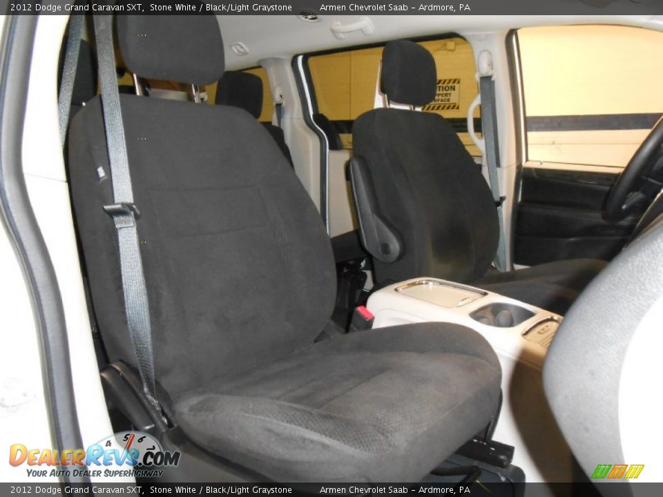2012 Dodge Grand Caravan SXT Stone White / Black/Light Graystone Photo #14