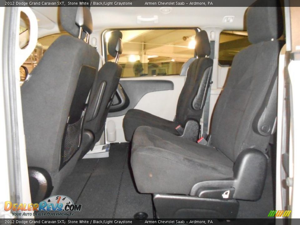 2012 Dodge Grand Caravan SXT Stone White / Black/Light Graystone Photo #17