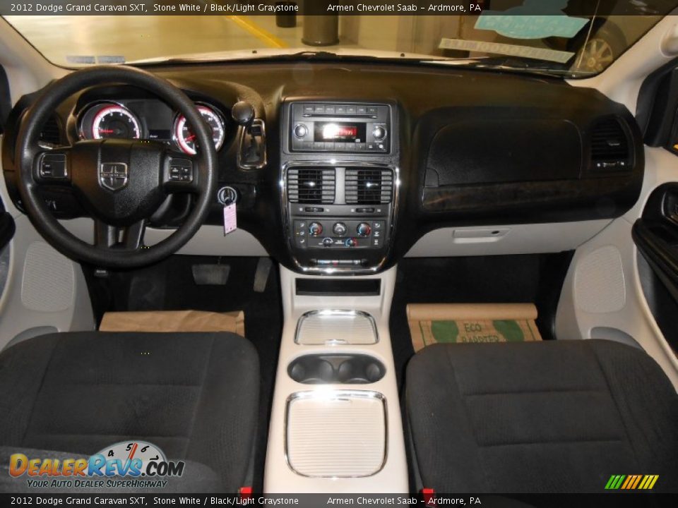 2012 Dodge Grand Caravan SXT Stone White / Black/Light Graystone Photo #18