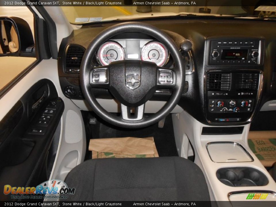 2012 Dodge Grand Caravan SXT Stone White / Black/Light Graystone Photo #19