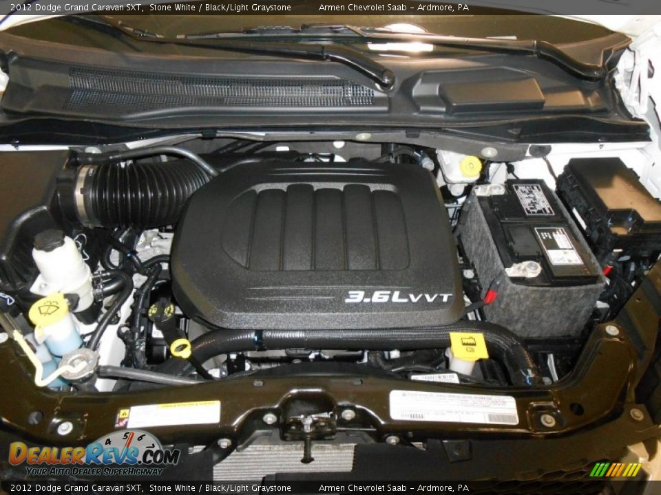 2012 Dodge Grand Caravan SXT Stone White / Black/Light Graystone Photo #20