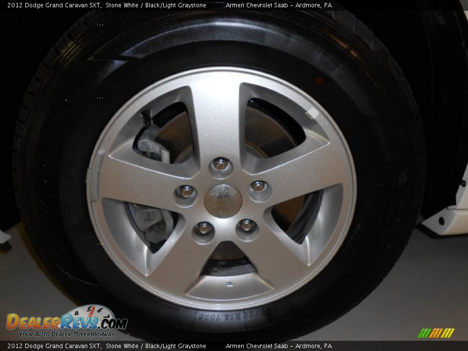 2012 Dodge Grand Caravan SXT Stone White / Black/Light Graystone Photo #21