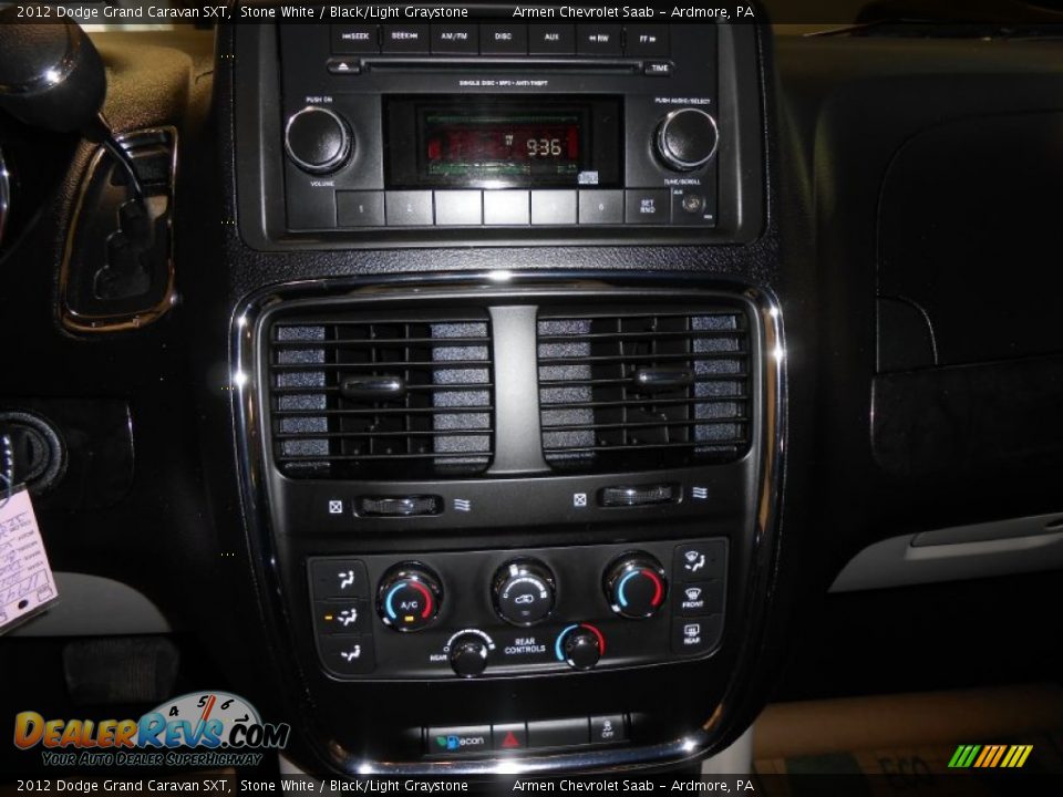 2012 Dodge Grand Caravan SXT Stone White / Black/Light Graystone Photo #23