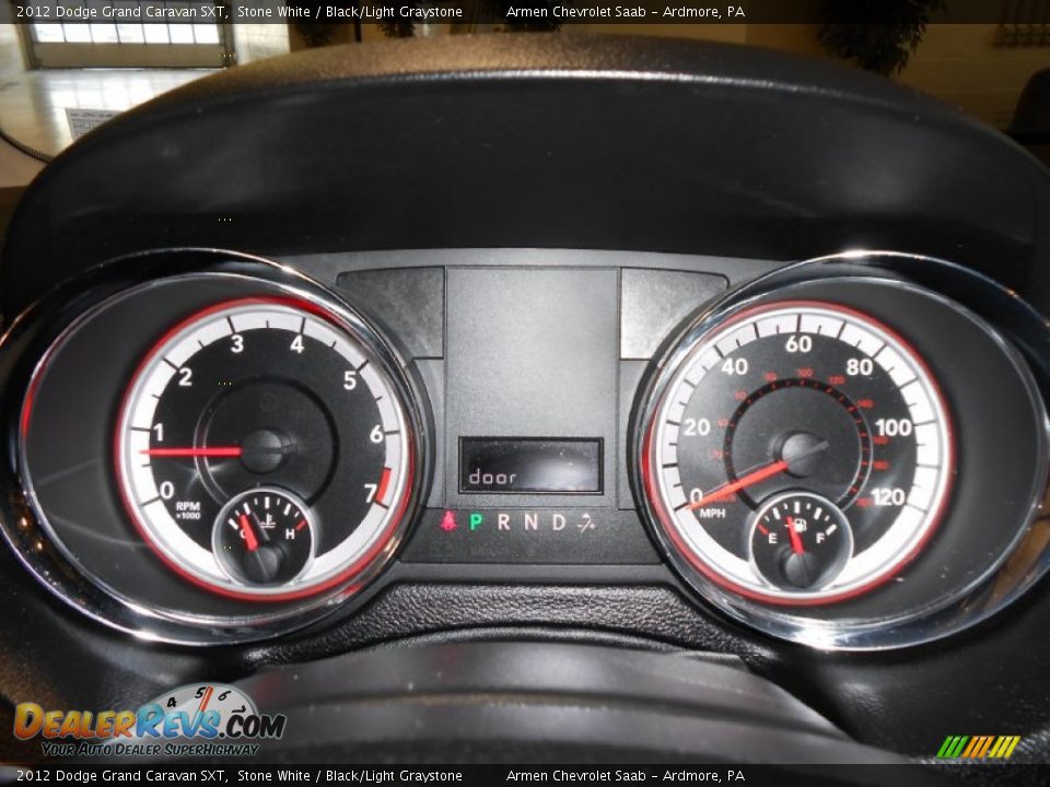 2012 Dodge Grand Caravan SXT Stone White / Black/Light Graystone Photo #25