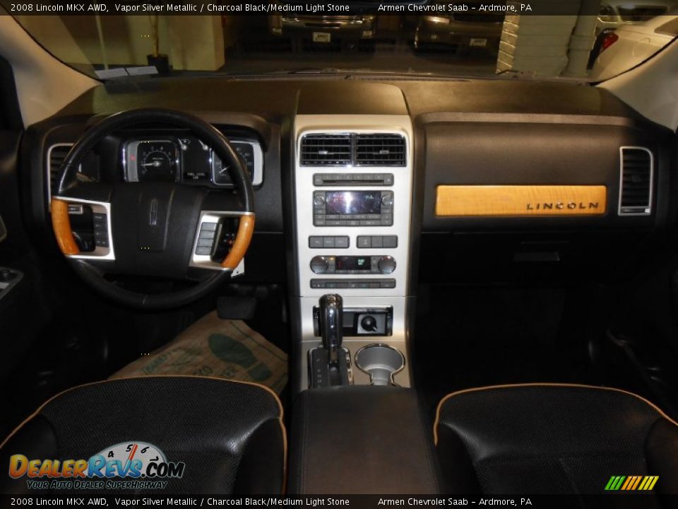 2008 Lincoln MKX AWD Vapor Silver Metallic / Charcoal Black/Medium Light Stone Photo #18
