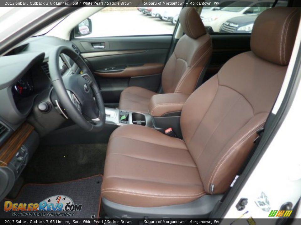 Front Seat of 2013 Subaru Outback 3.6R Limited Photo #14