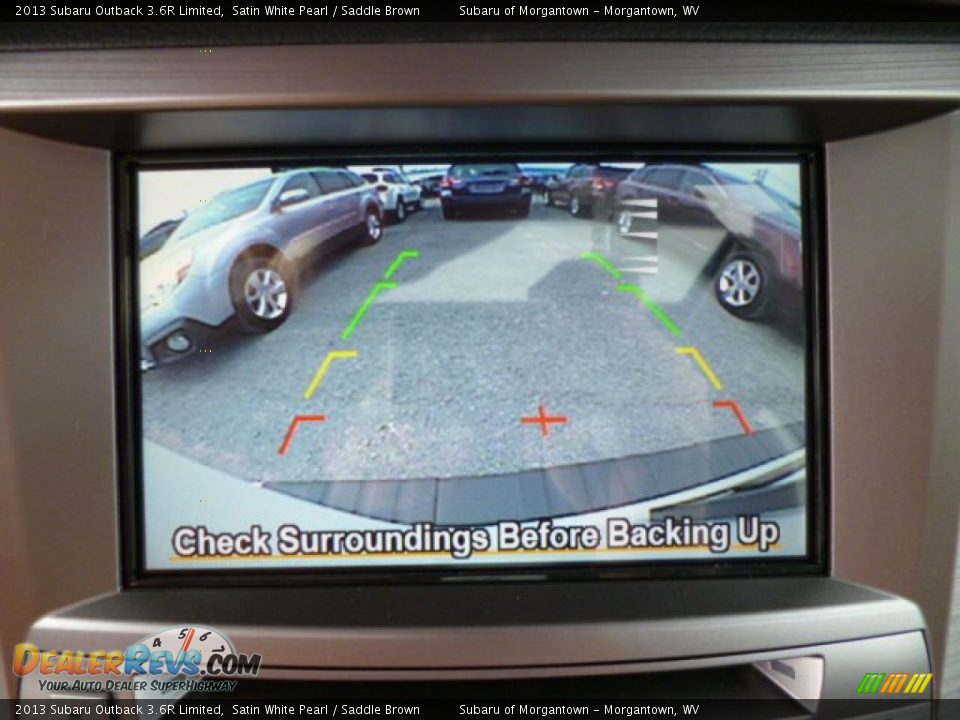 2013 Subaru Outback 3.6R Limited Satin White Pearl / Saddle Brown Photo #18