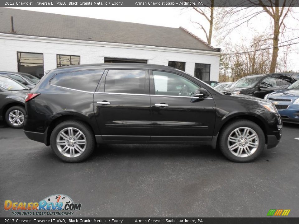 2013 Chevrolet Traverse LT AWD Black Granite Metallic / Ebony Photo #4