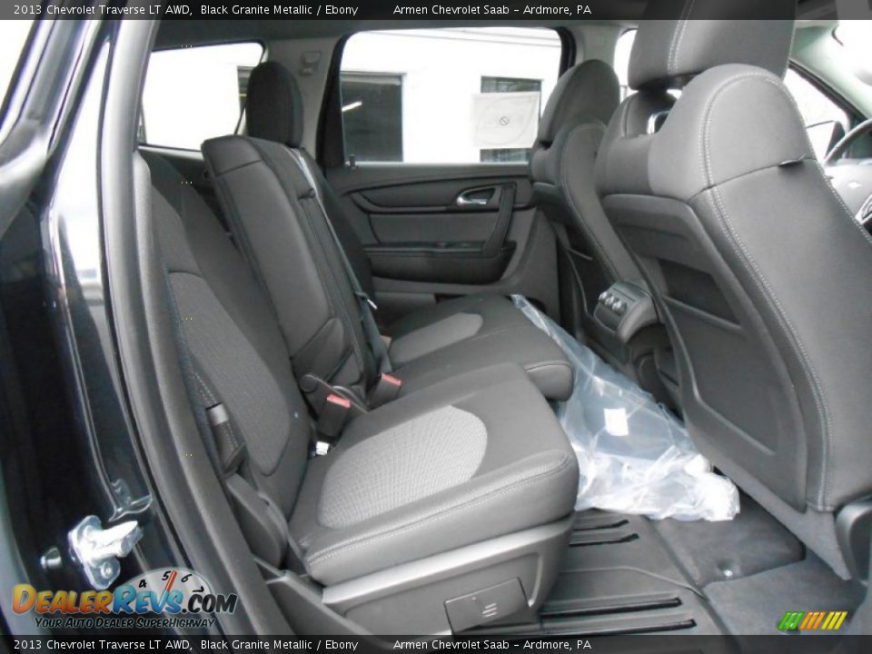 2013 Chevrolet Traverse LT AWD Black Granite Metallic / Ebony Photo #8