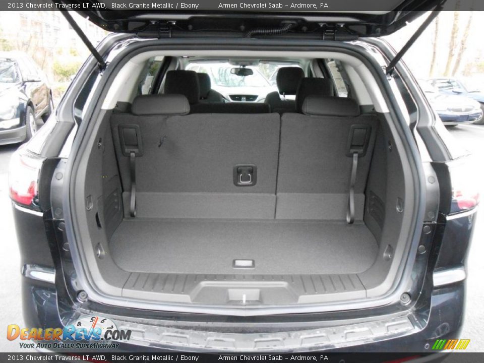 2013 Chevrolet Traverse LT AWD Black Granite Metallic / Ebony Photo #9