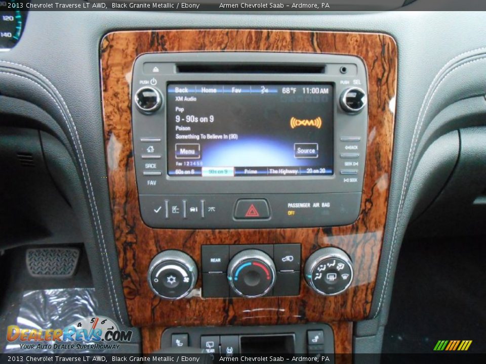 2013 Chevrolet Traverse LT AWD Black Granite Metallic / Ebony Photo #12