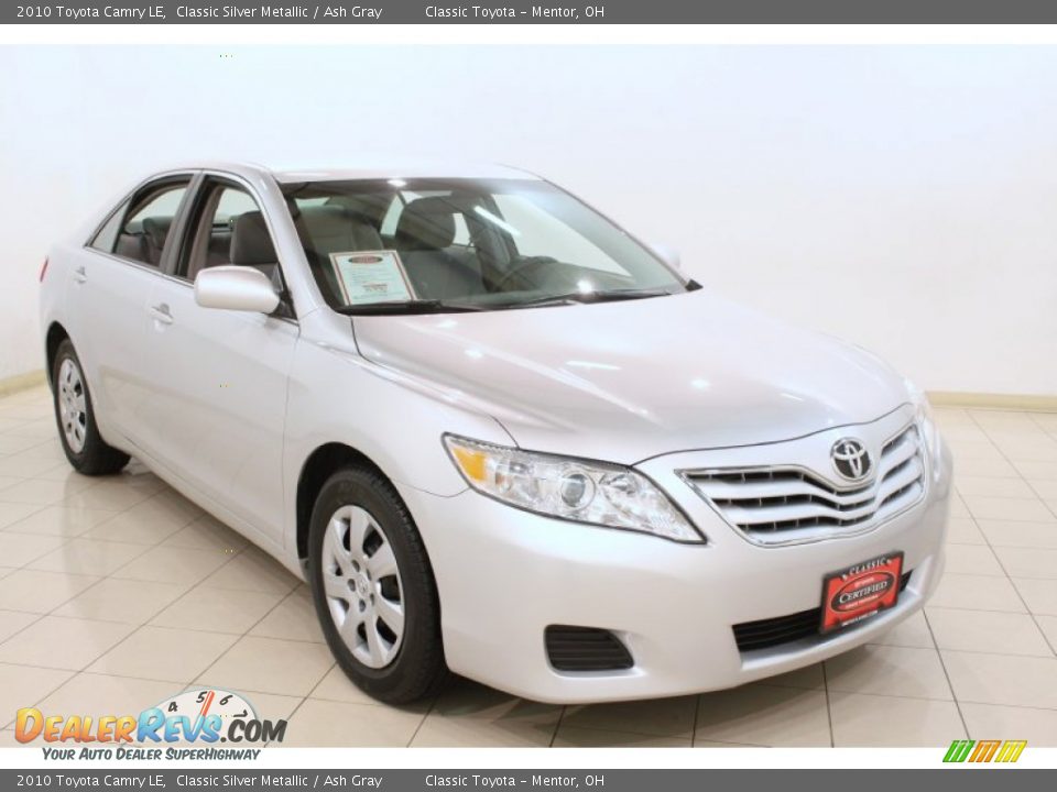 2010 Toyota Camry LE Classic Silver Metallic / Ash Gray Photo #1