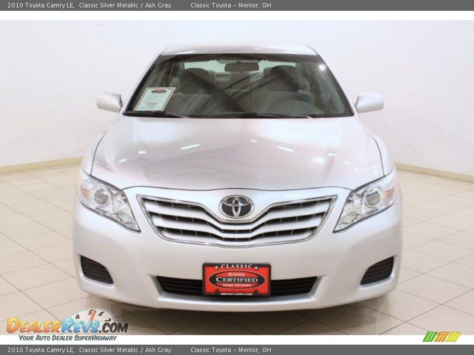2010 Toyota Camry LE Classic Silver Metallic / Ash Gray Photo #2
