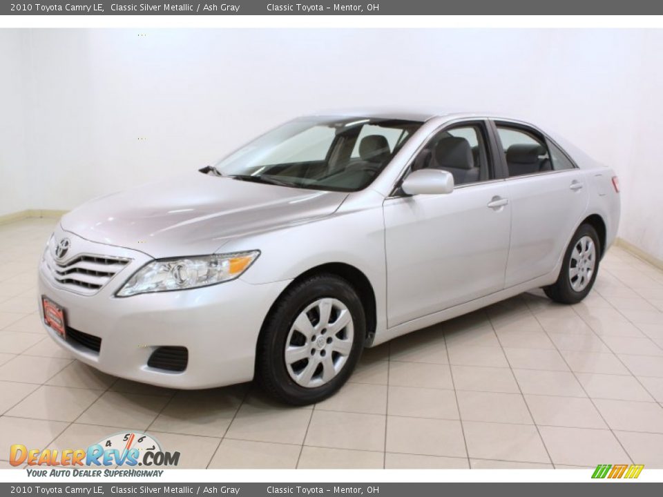 2010 Toyota Camry LE Classic Silver Metallic / Ash Gray Photo #3