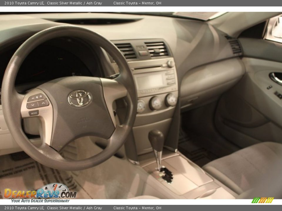 2010 Toyota Camry LE Classic Silver Metallic / Ash Gray Photo #6