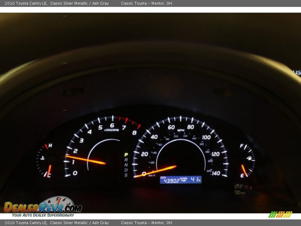 2010 Toyota Camry LE Classic Silver Metallic / Ash Gray Photo #7