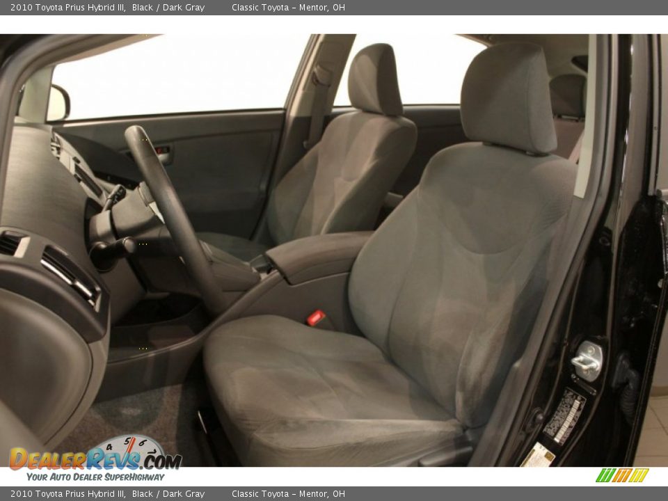 2010 Toyota Prius Hybrid III Black / Dark Gray Photo #5