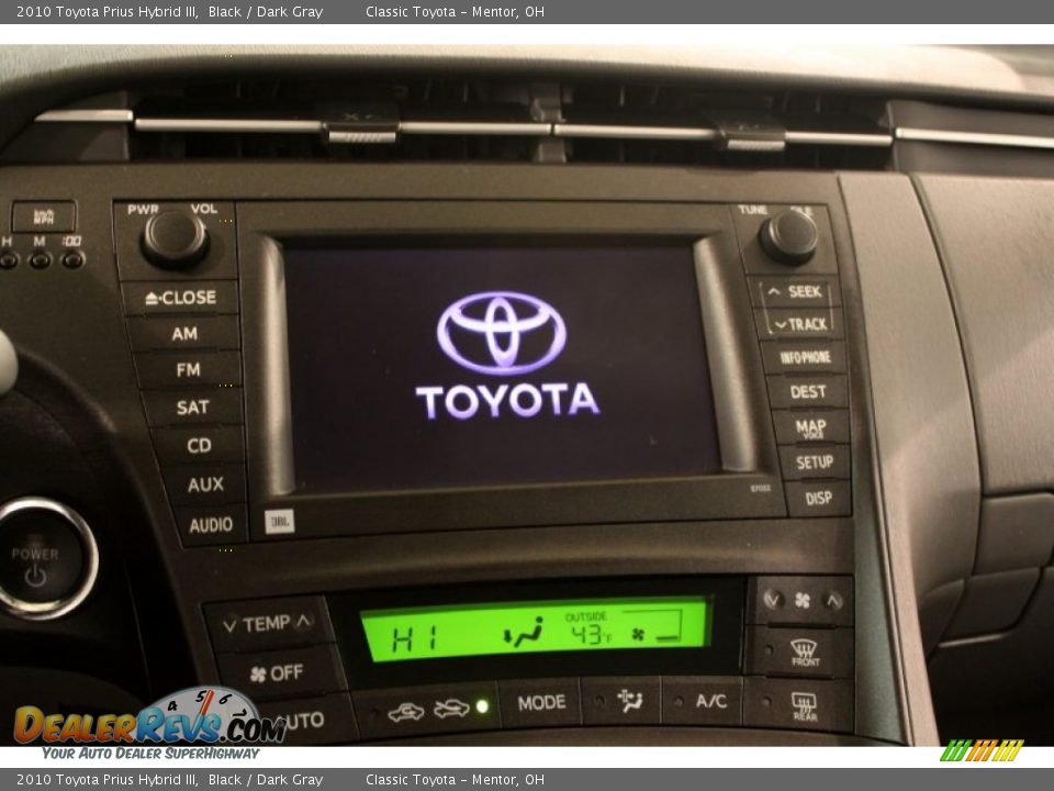 2010 Toyota Prius Hybrid III Black / Dark Gray Photo #8