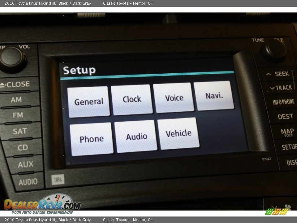 2010 Toyota Prius Hybrid III Black / Dark Gray Photo #20
