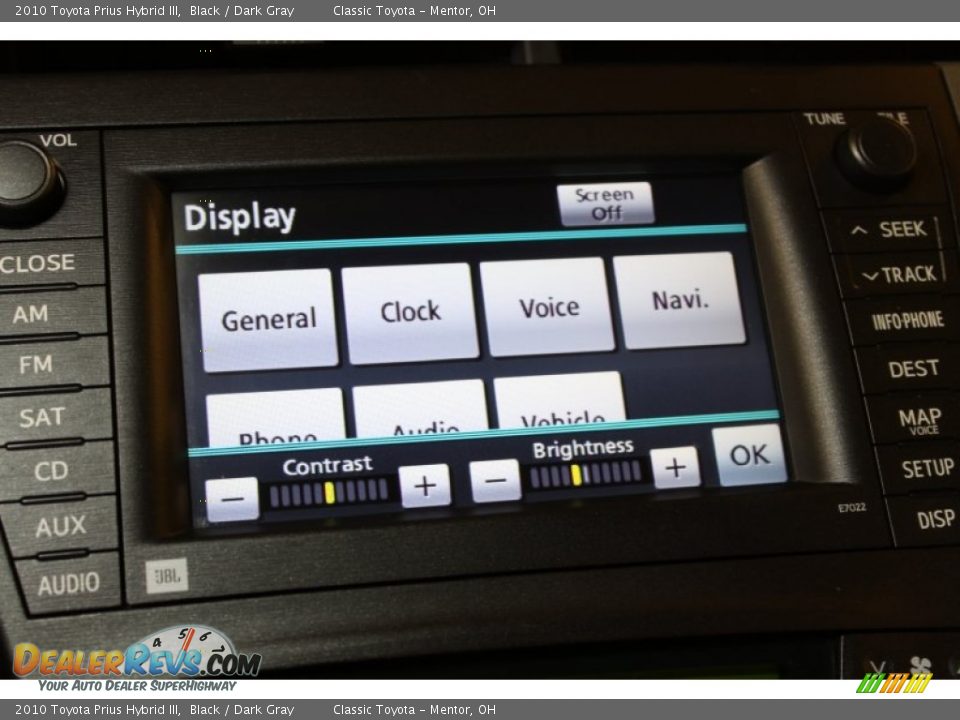 2010 Toyota Prius Hybrid III Black / Dark Gray Photo #21