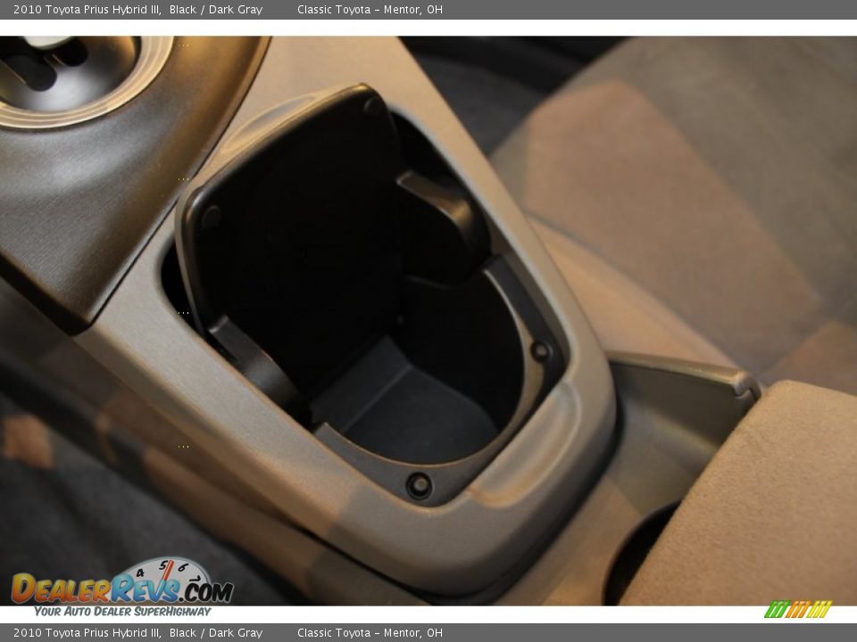 2010 Toyota Prius Hybrid III Black / Dark Gray Photo #25