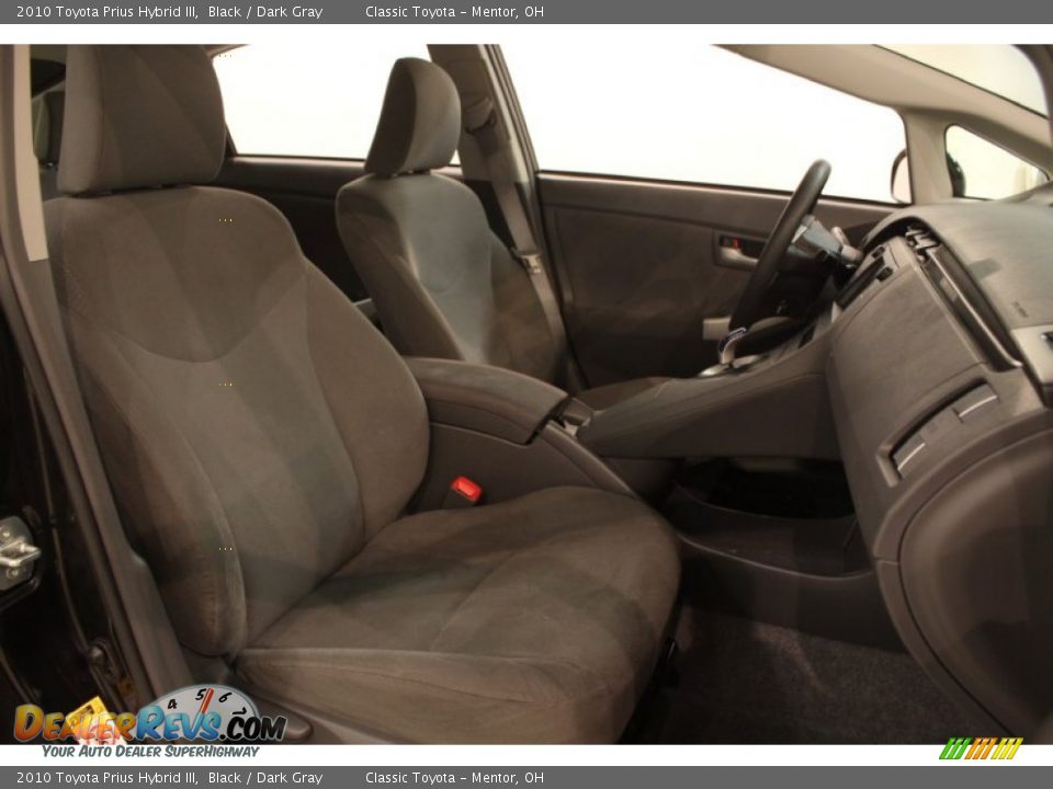 2010 Toyota Prius Hybrid III Black / Dark Gray Photo #26