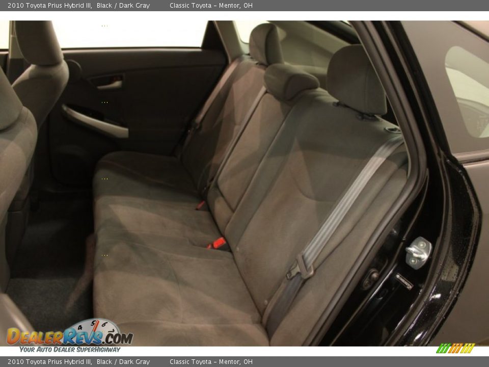 2010 Toyota Prius Hybrid III Black / Dark Gray Photo #28