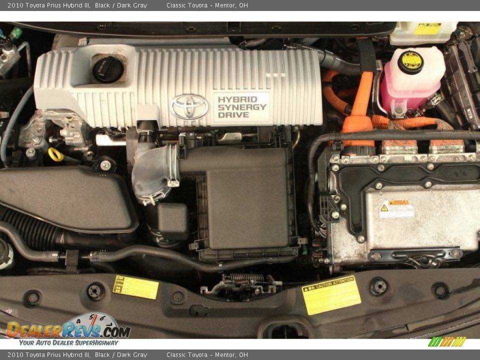 2010 Toyota Prius Hybrid III Black / Dark Gray Photo #30