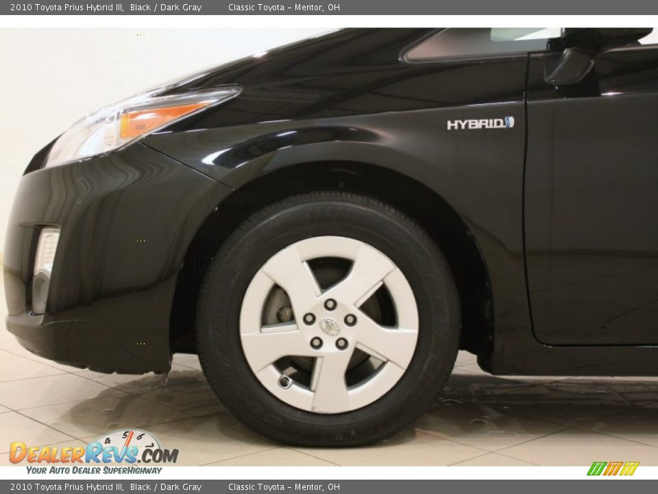 2010 Toyota Prius Hybrid III Black / Dark Gray Photo #31