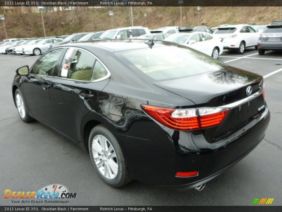 2013 Lexus ES 350 Obsidian Black / Parchment Photo #2