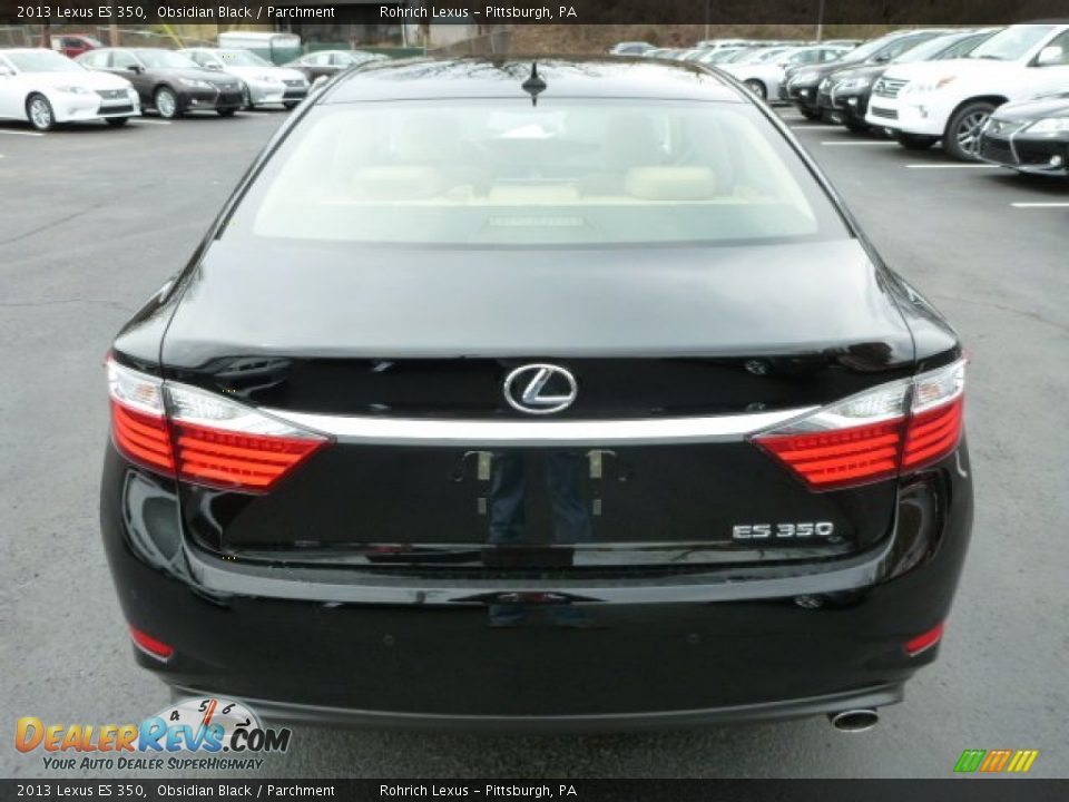 2013 Lexus ES 350 Obsidian Black / Parchment Photo #3
