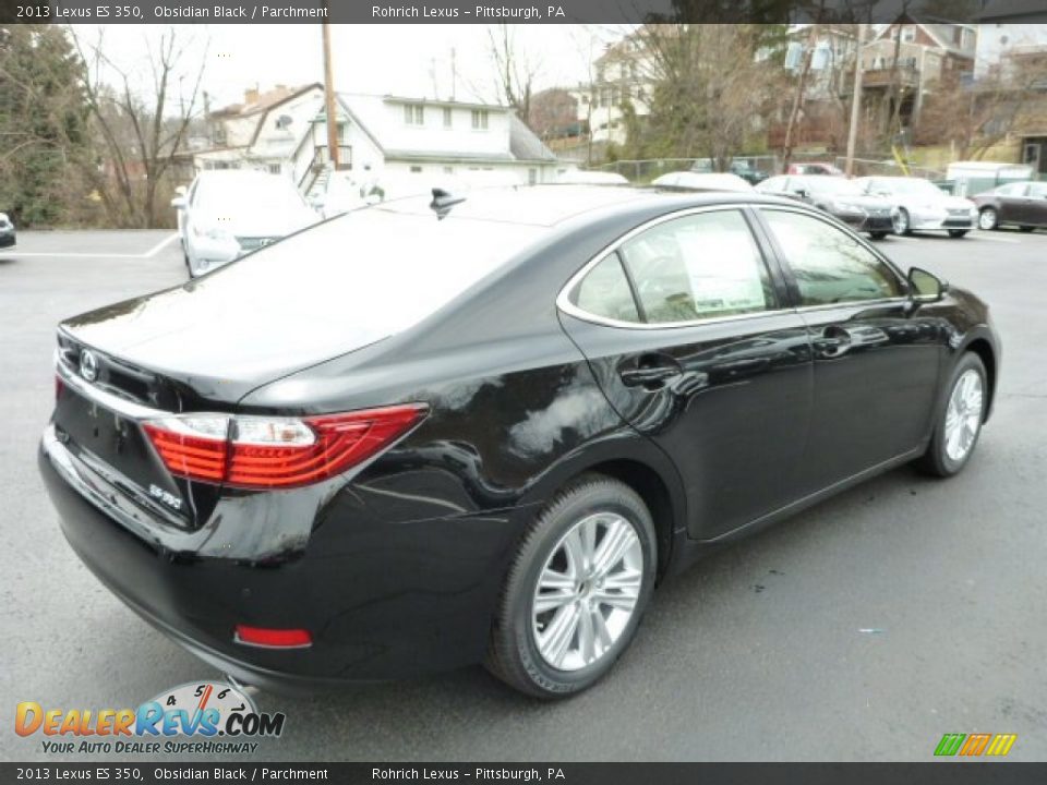 2013 Lexus ES 350 Obsidian Black / Parchment Photo #4