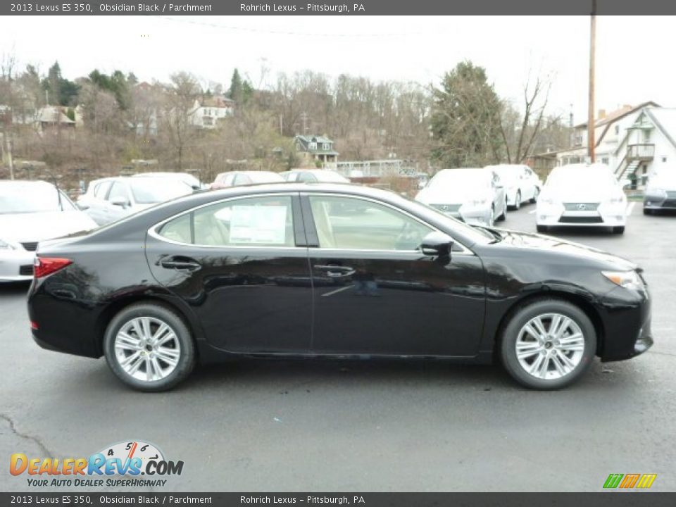2013 Lexus ES 350 Obsidian Black / Parchment Photo #5