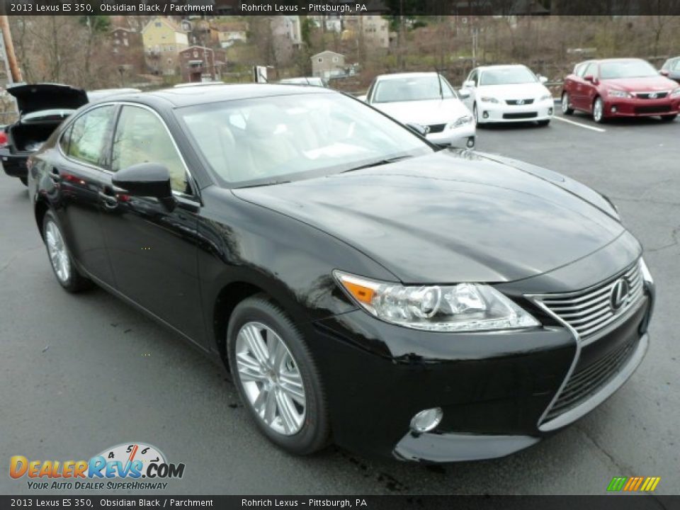 2013 Lexus ES 350 Obsidian Black / Parchment Photo #6